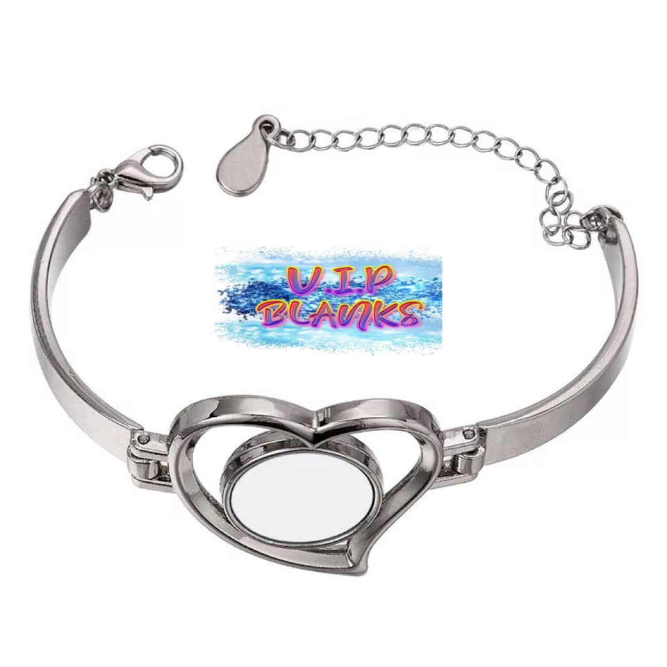 Sublimation heart bracelet Personalized Gift, Blank – vipblanks