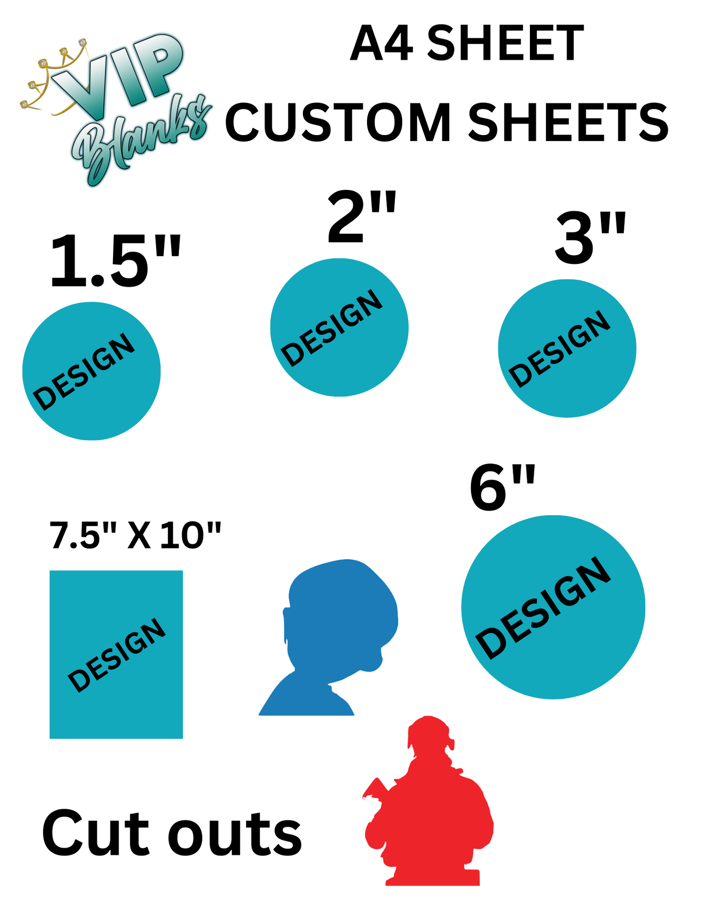 Personalized custom edible sheets