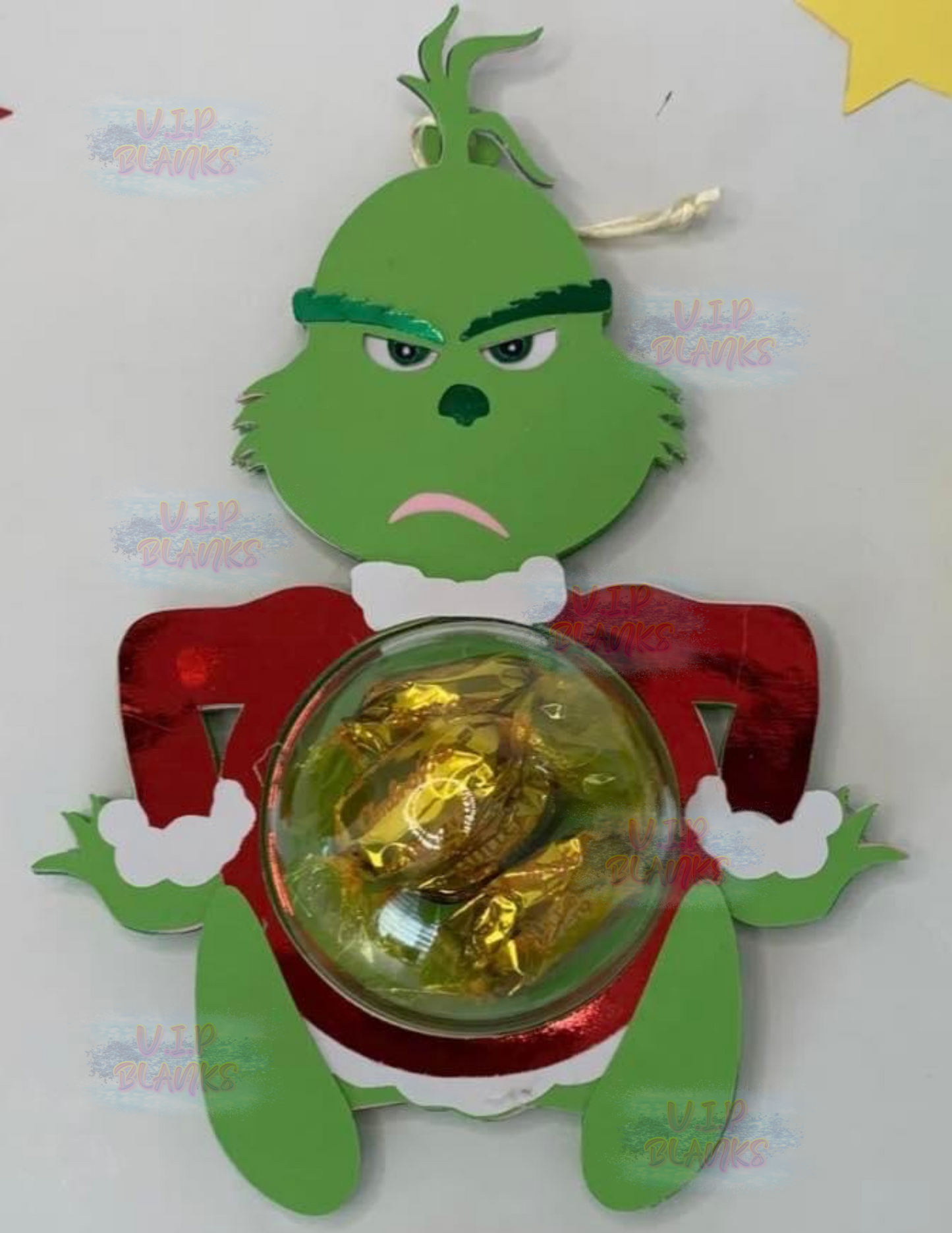 GRINCH ORNAMENT CANDY HOLDER – 4 SIZES SPHERE – DIGITAL FILES