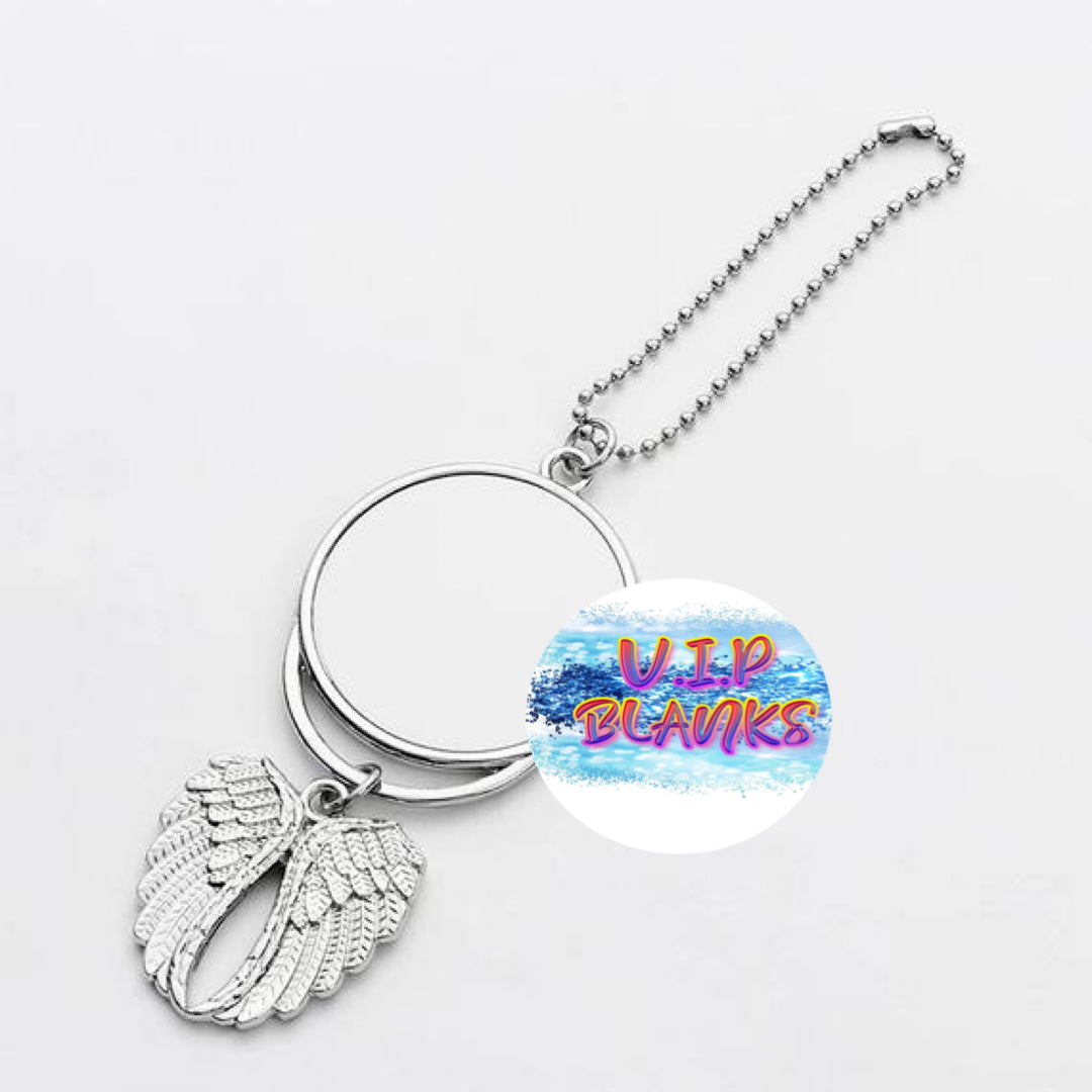 Double Sided /Sublimation Angel Wing Car Ornaments/ BLANK ONLY